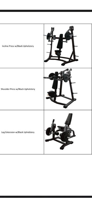 İdman çantaları: Peşəkar idman zalı üçün tam avadanlıq paketi Kardio: - Adaptive — 8