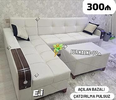 Yeni, Künc divan, Qonaq otağı üçün, Açılan