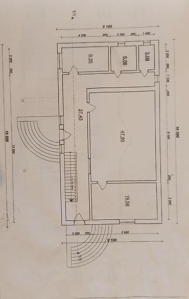 glock 17 oyuncaq: 10 sot torpaqda yerləşən 2 mərtəbəli bağ evi. - Ümumi ölçü: 9,1 m x — 4