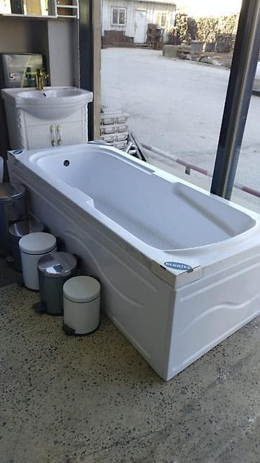 hamam peçi: Akril vanna – GLORIYA brendi - Material: qalın divarlı akril, hamar — 1