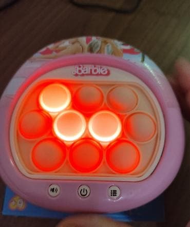 Barbie işıqlı və səsli “Pop It” oyun qurğusu - Rəng: çəhrayı korpus — 1