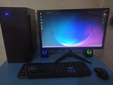 🔹 Tam hazır KOMPÜTER DƏSTİ – sistem, monitor, wireless klaviatura +