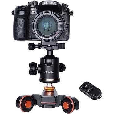Yelangu lx4 motorized dslr dolly pult ilə i̇darə edilən kamera