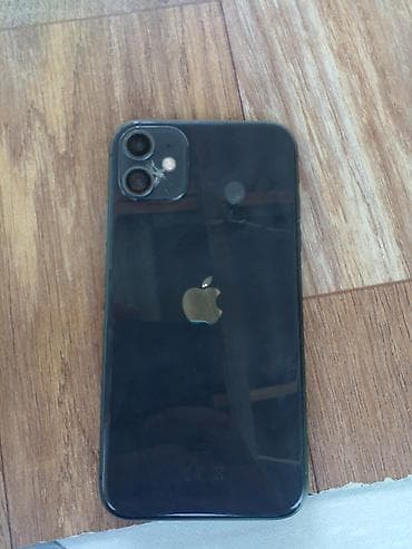 telefon yevlax: IPhone 11, Qara, Qırıq — 1