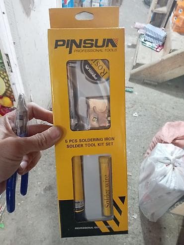 Aksesuarlar və tüninq: PINSUN Professional Tools – 5 Parça Lehimləmə Dəsti Məhsul: 5 PCS — 1
