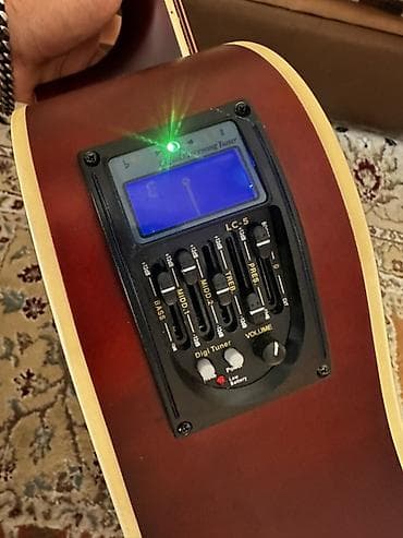 tornado gitara: Elektro-akustik gitara – Qte QAG41M Iri canag electro-akuistik gitara — 4
