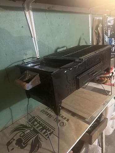 manqal barbeku: Metal manqal/gril – kömürlə işləyən, stolüstü tip. Xüsusiyyətlər: - — 4