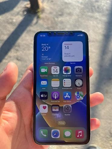 iphone mini 15: IPhone X, 64 GB, Ağ — 8