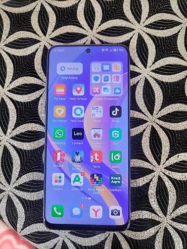 et masini hisseleri: Huawei Nova Y90, 128 GB, rəng - Mavi, Barmaq izi — 4