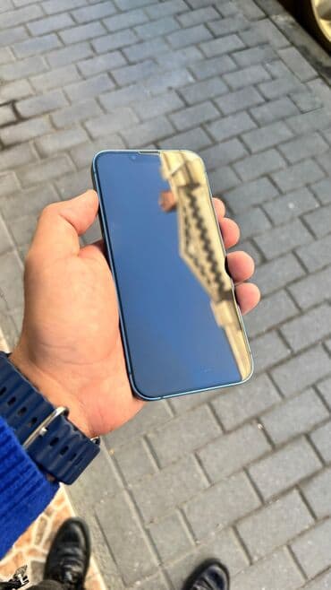 iphone бу купить: IPhone 13, 128 GB, Mavi, Zəmanət, Simsiz şarj, Face ID — 8