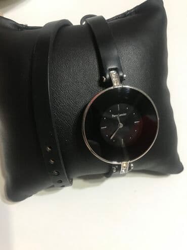 Наручные часы: Pierre Lannier brendinin qadın qol saatı. Saatın kəmərində olan 6 qaş — 1