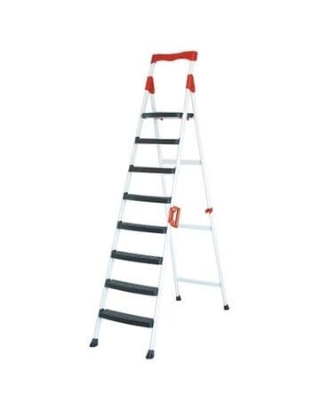 dəmir nərdivan qiyməti: Alüminium qatlanan pilləkən – geniş addımlı, yüngül və dayanıqlı - — 4