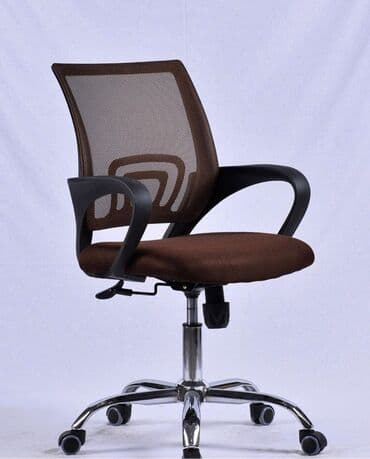 офисные кресла: Новый, С колесиками, Рукояти не регулируются, Ткань — 7