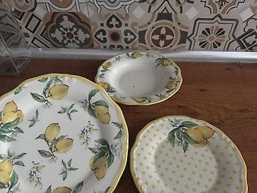 limon: Nahar dəsti, rəng - Ağ, Keramika — 1