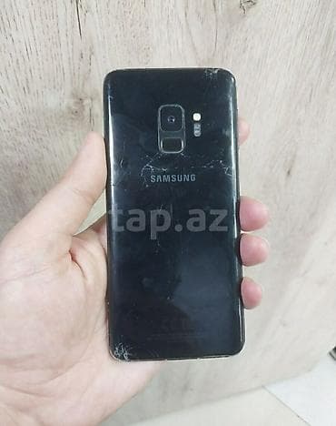 Samsung Galaxy S9, 64 GB, rəng - Qara, Düyməli — 6