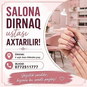 Dırnaq ustası tələb olunur, Yerin icarəsi