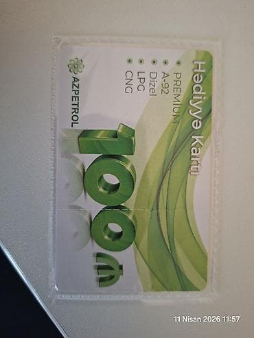 AZPETROL Hədiyyə Kartı – 100 manatlıq balans - Yanacaq növləri