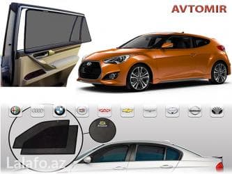 yan pərdələr: Hyundai veloster pərdələr. 25-30 azn шторки для hyundai veloster — 1