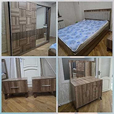 mini dolablar: İkinəfərlik çarpayı, Dolab, Termo, 2 tumba, İşlənmiş — 1