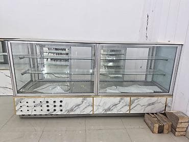 Şüşə vitrinli soyuducu stend şirniyyat xaladelniki 1500 manat