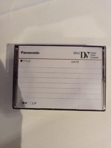 Kitablar və jurnallar: Panasonic MiniDV kaseti – DVM60 - Format: Mini DV (Digital Video — 3