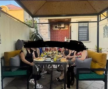 skameyka sekilleri: Hovlu/terras üçün dəmir karkaslı bağ dəsti - Tərkib: 1 böyük — 3