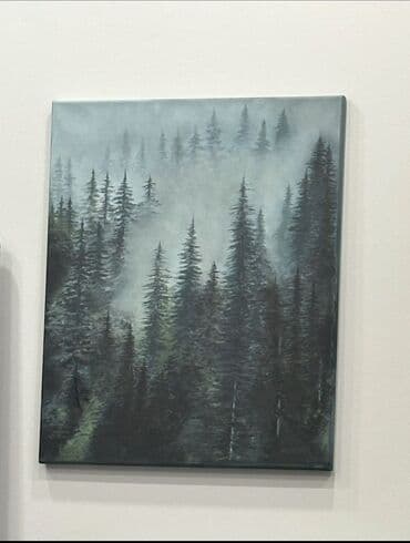 ketan uzerinde resimler: 50x60 80AZN холст с дефектом — 1