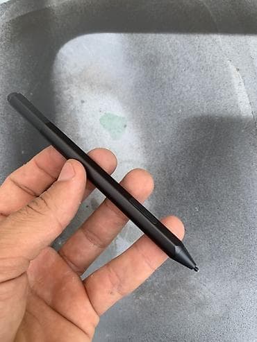 planşet qələmi qiyməti: Rəqəmsal qrafik qələm (stylus) - Rəng: qara, mat korpus - Ergonomik — 1