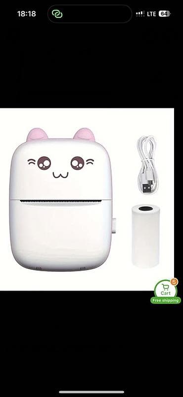 printer: Mini-printer sticker, yazılar, şəkillər və s çıxara bilərsiz. Istifadə — 1