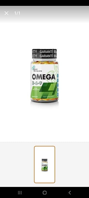 sizanaqlara qarsi maz: Omeqa balıg yagı 14 azn — 1