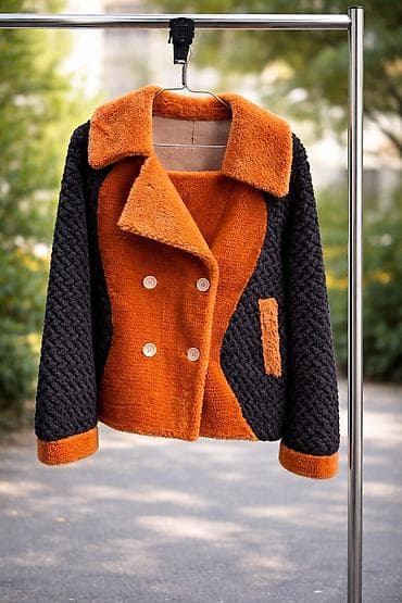 smart saat honor: Qadın üst geyimləri dəsti - Uzun qara dəri palto: klassik düz kəsim — 2