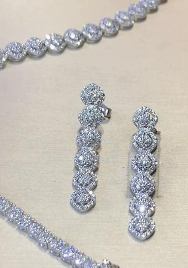 tek das uzukler: Gümüş, 925 Əyar — 2