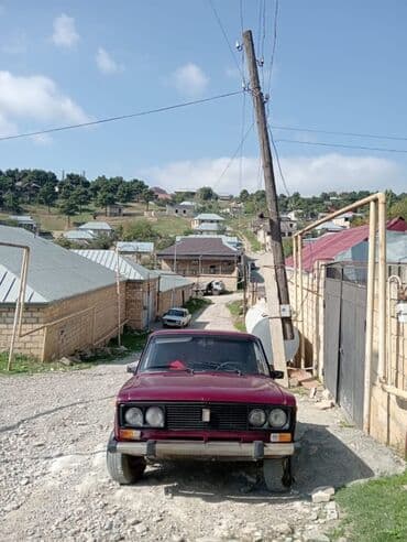 prado təkərləri: VAZ 2106, sedan, qırmızı-bordo rəng. Klassik “altılı” dizaynı, xrom — 3
