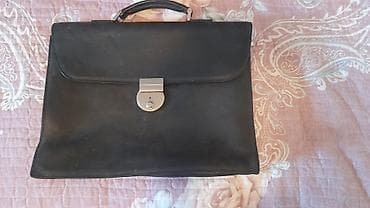 Çantalar: CANALI kişi əl çantası – İtaliyada istehsal - Material: təbii dəri — 1