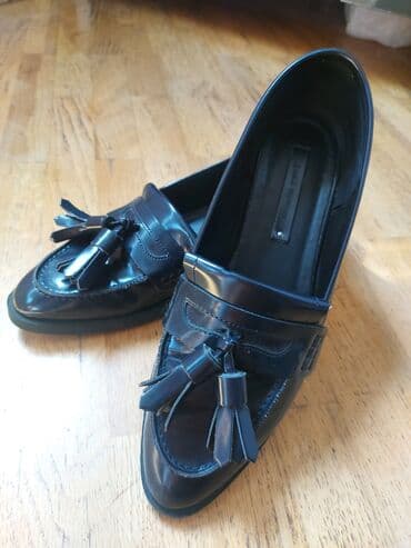 barya ayakkabı: Tuflilər, Zara, Ölçü: 39, rəng - Qara, Yeni — 1