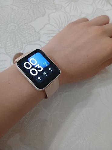 Smart saat(redmi watch 2lite) – kvadrat ekranlı, silikon bej lalafo.az -da Smart saat(redmi watch 2lite) – kvadrat ekranlı, silikon bej