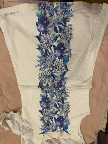 topik geyim: Qadın geyim dəsti – 4 fərqli don 1) Pudra rəngli, incə çiçək naxışlı — 16