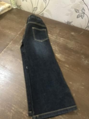 Джинсы и брюки: Uşaq üçün tünd mavi cins şalvar - Material: klassik denim (cins) — 1