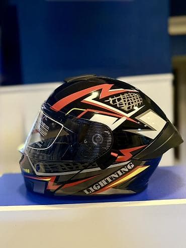motor c50: BK RS909 “Lightning” motosiklet dəbilqəsi - Tip: Tam üz (full-face) — 4