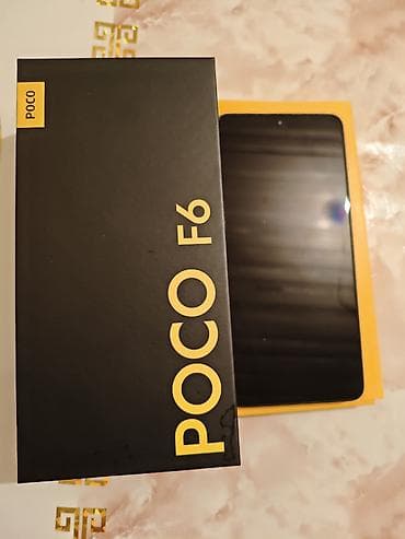Poco F6, 512 GB, rəng - Qara, Barmaq izi, Face ID