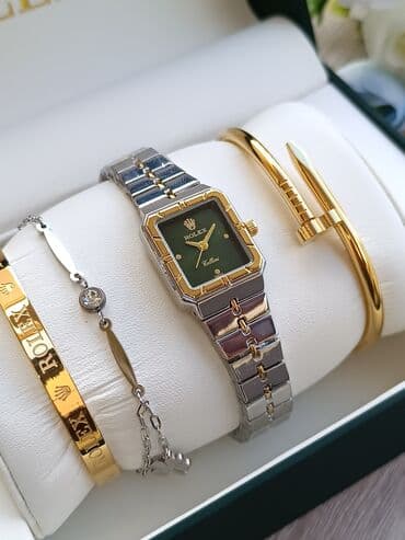 kəpənək darağ: Saat dəsti, rəng - Qızılı — 10