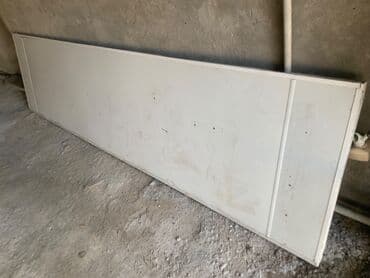 Uzunlugu - 2.86 hundurluyu - 72sm Arxasi demir profilnen yigilib, cox