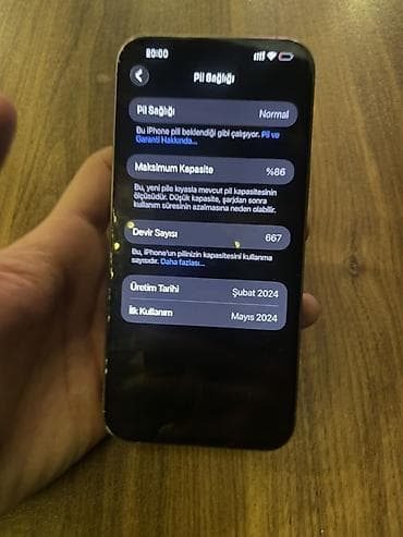 iphone 8 gence: IPhone 15 Pro Max, 256 GB, Gümüşü — 6
