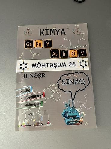 informatika kitabi: Gəray Müəllimin kimya möhtesem 26 sınaq toplusudur.Normalda özel — 1