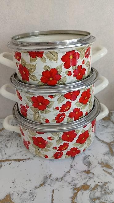 korkmaz qazan desti: Qazan, rəng - Ağ — 3