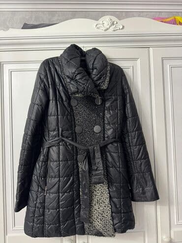 женские шубы итальянского производства: Пальто, M, цвет - Черный — 3