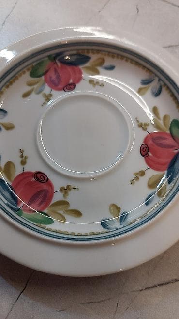 ağ süd: Qəhvə dəsti, rəng - Ağ, Farfor, Almaniya — 5