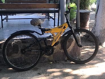 Dağ velosipedləri: Sarı rengli dağ velsoped tecli satilir pacenic deyşili pedal2 side — 2