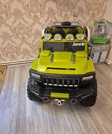 Uşaq üçün elektrikli “Jeeb” tipli akkumulyatorlu maşın - Rəng: yaşıl lalafo.az -da Uşaq üçün elektrikli “Jeeb” tipli akkumulyatorlu maşın - Rəng: yaşıl