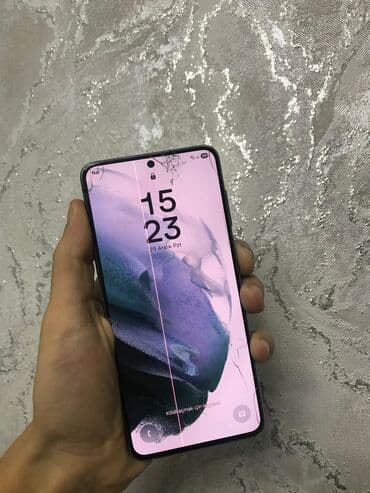 Apple iPhone: Samsung Galaxy S21, rəng - Qara, Qırıq — 5